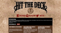 Desktop Screenshot of hitthedeckfestival.com